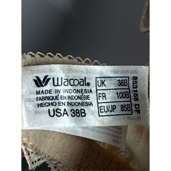 C8 -- Wacoal All Dressed Up T-Shirt Bra Size 38B Style #853166 - Picture 6 of 8